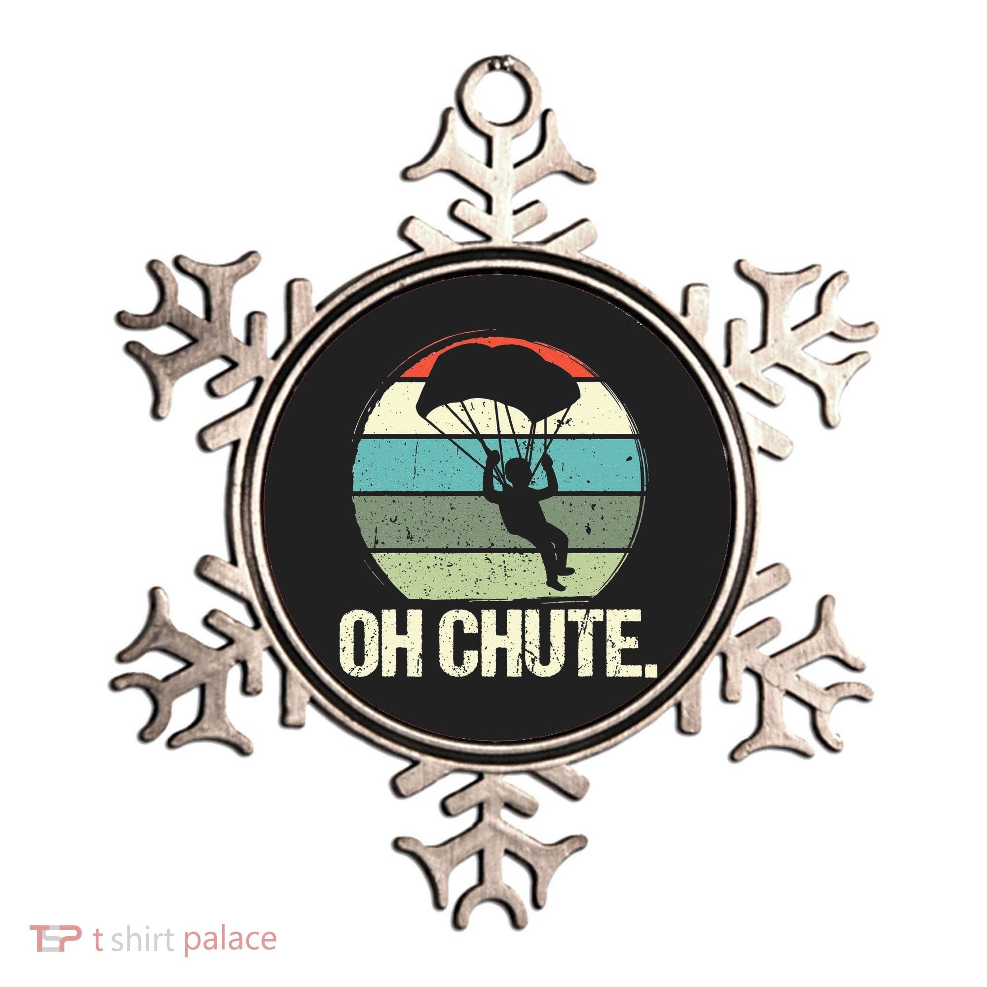 Oh Chute as a Funny Skydiving Ornament