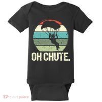 Oh Chute as a Funny Skydiving Baby Bodysuit thumb 0