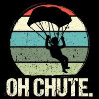 Oh Chute as a Funny Skydiving Toddler Hoodie thumb 2