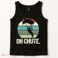 Oh Chute as a Funny Skydiving Tank Top thumb 2
