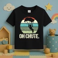 Oh Chute as a Funny Skydiving Toddler T-Shirt thumb 3