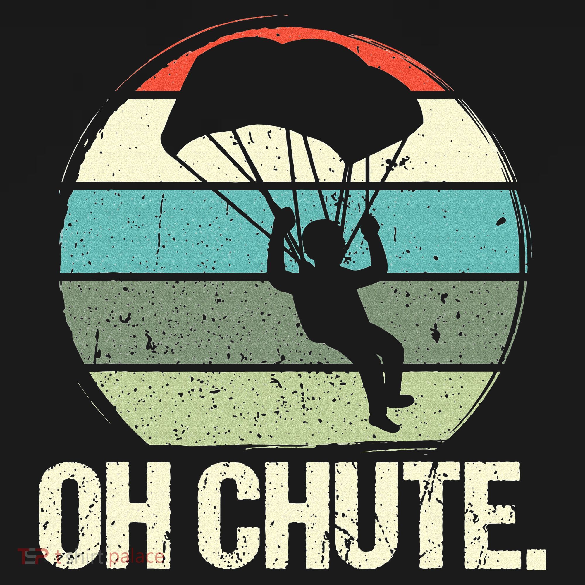 Oh Chute as a Funny Skydiving Kids Long Sleeve Shirt