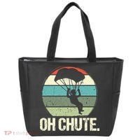 Oh Chute as a Funny Skydiving Tote Bag thumb 0