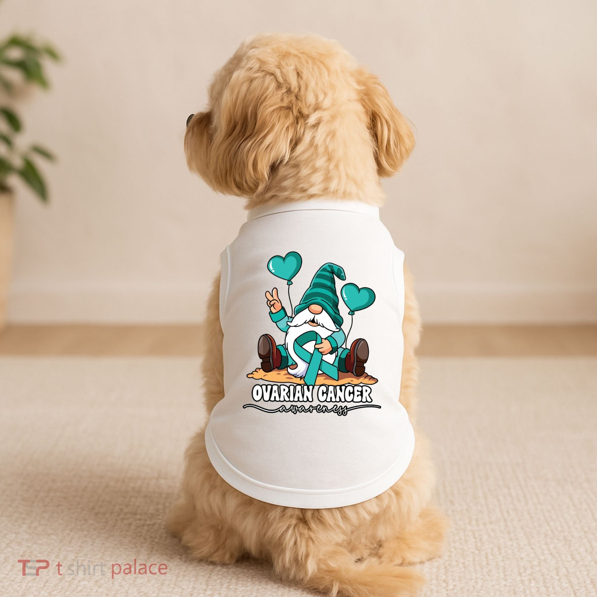 Ovarian Cancer Awareness Doggie Tank
