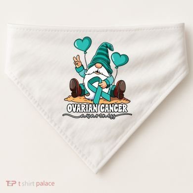 Ovarian Cancer Awareness USA-Made Doggie Bandana