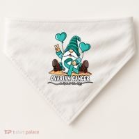 Ovarian Cancer Awareness USA-Made Doggie Bandana thumb 0
