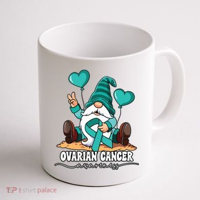 Ovarian Cancer Awareness Coffee Mug back
