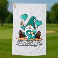 Ovarian Cancer Awareness Golf Towel thumb 1