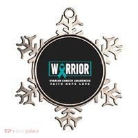 Ovarian Cancer Awareness Gift Ovarian Cancer Warrior Cool Gift Ornament thumb 0