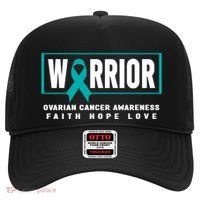 Ovarian Cancer Awareness Gift Ovarian Cancer Warrior Cool Gift Hat thumb 0