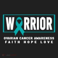 Ovarian Cancer Awareness Gift Ovarian Cancer Warrior Cool Gift Golf Towel thumb 3
