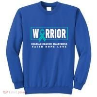 Ovarian Cancer Awareness Gift Ovarian Cancer Warrior Cool Gift Sweatshirt thumb 0