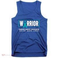 Ovarian Cancer Awareness Gift Ovarian Cancer Warrior Cool Gift Tank Top thumb 0