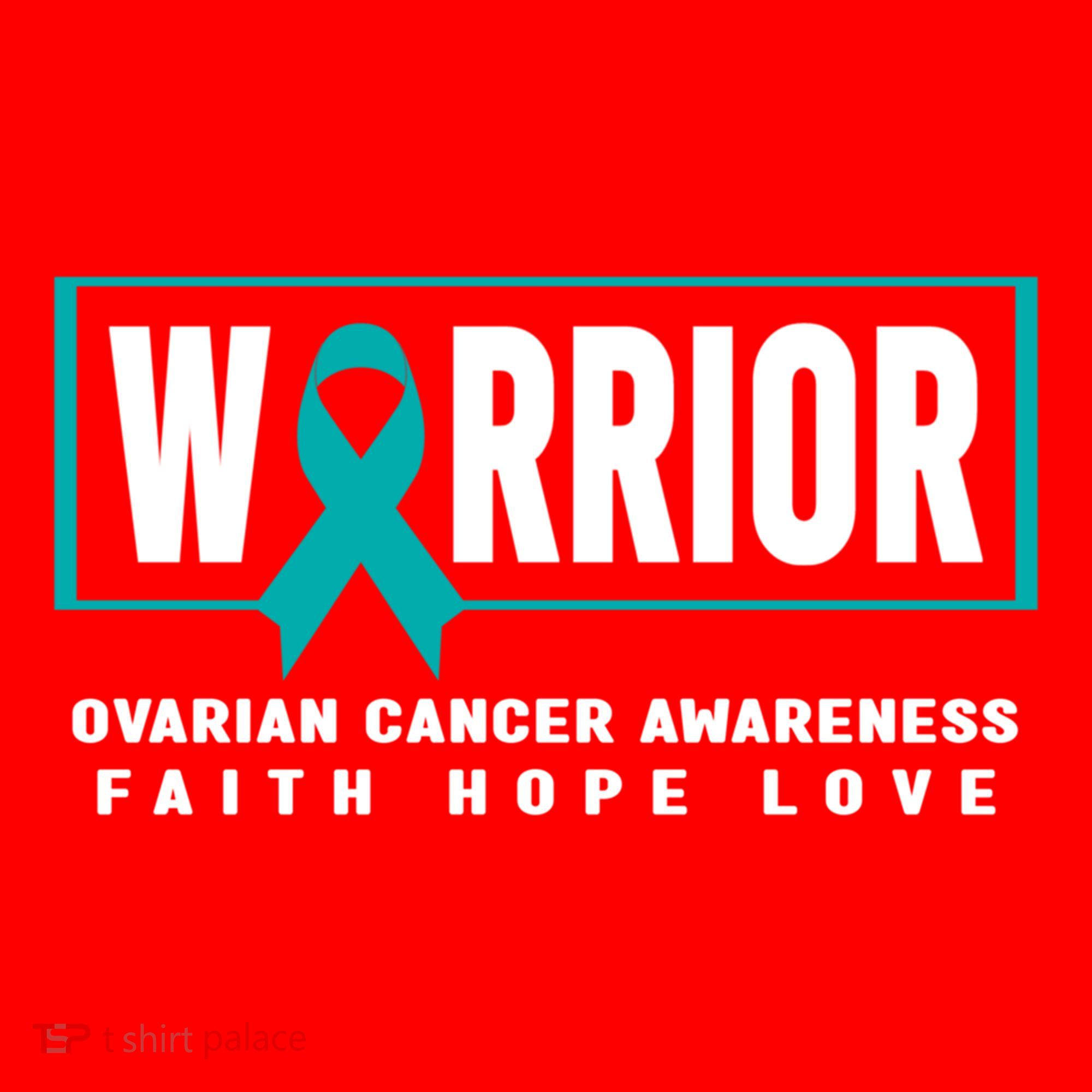 Ovarian Cancer Awareness Gift Ovarian Cancer Warrior Cool Gift Santa Hat