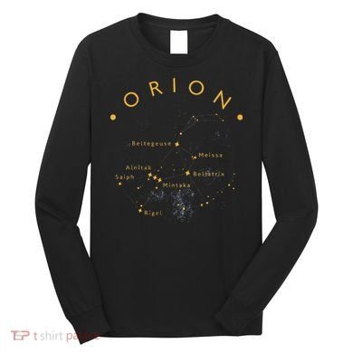 Orion Constellation Astronomy Lover Stargazing Long Sleeve Shirt
