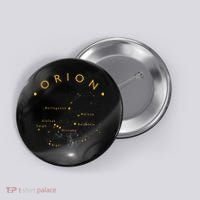 Orion Constellation Astronomy Lover Stargazing Button thumb 0