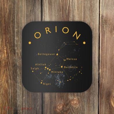 Orion Constellation Astronomy Lover Stargazing Coaster