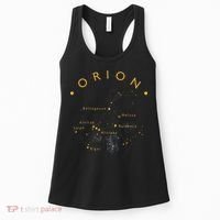 Orion Constellation Astronomy Lover Stargazing Women's Tank Top thumb 0