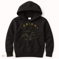 Orion Constellation Astronomy Lover Stargazing Kids Hoodie thumb 0