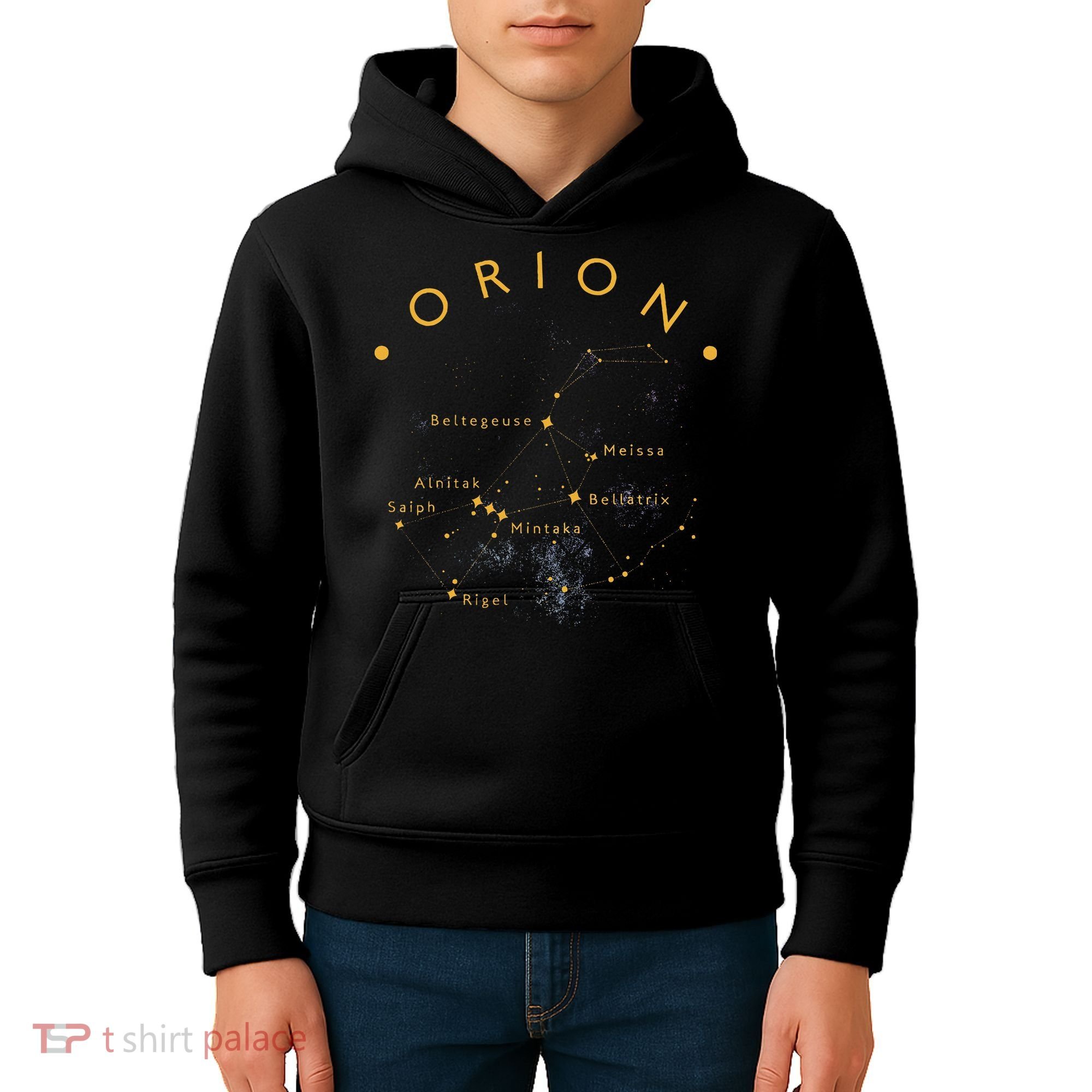 Orion Constellation Astronomy Lover Stargazing Kids Hoodie