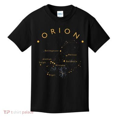 Orion Constellation Astronomy Lover Stargazing Kids T-Shirt