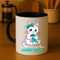 Ovarian Cancer Awareness Gift Coffee Mug thumb 4
