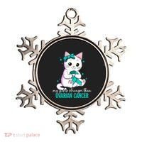 Ovarian Cancer Awareness Gift Ornament thumb 0