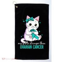 Ovarian Cancer Awareness Gift Golf Towel thumb 0