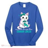 Ovarian Cancer Awareness Gift Long Sleeve Shirt thumb 0