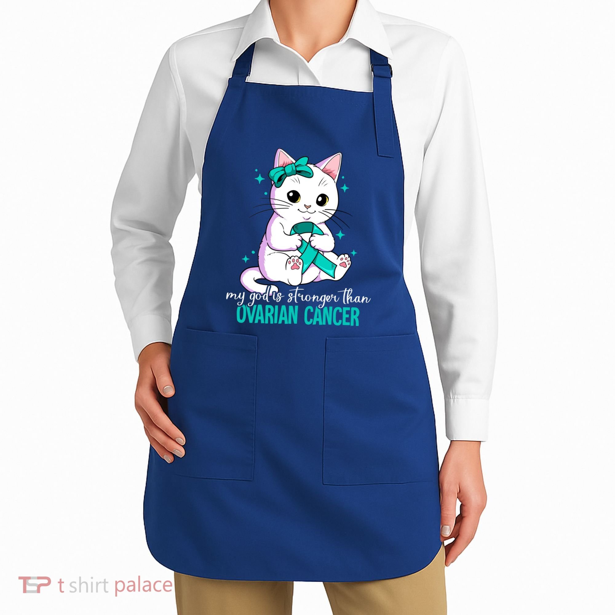 Ovarian Cancer Awareness Gift Apron