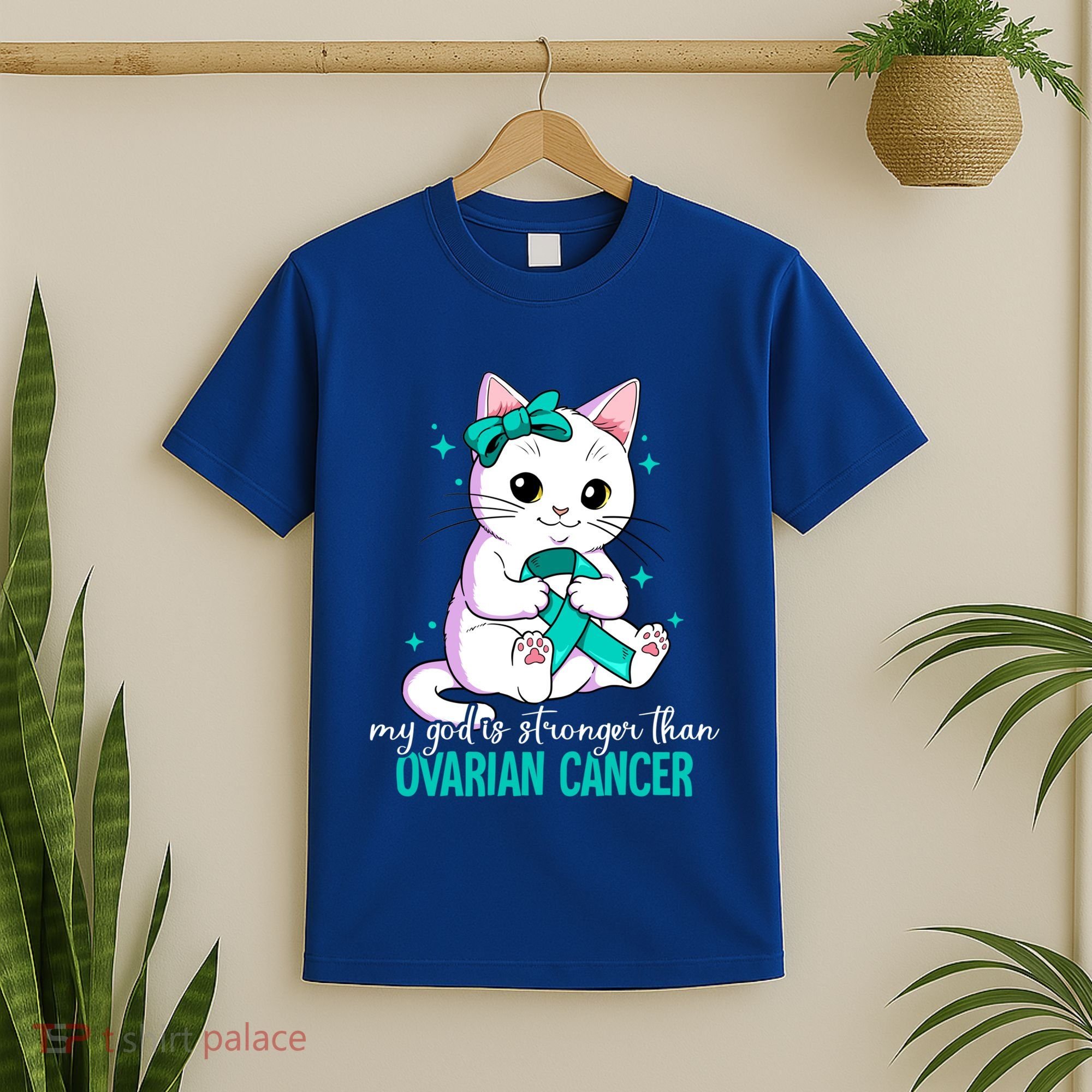 Ovarian Cancer Awareness Gift T-Shirt