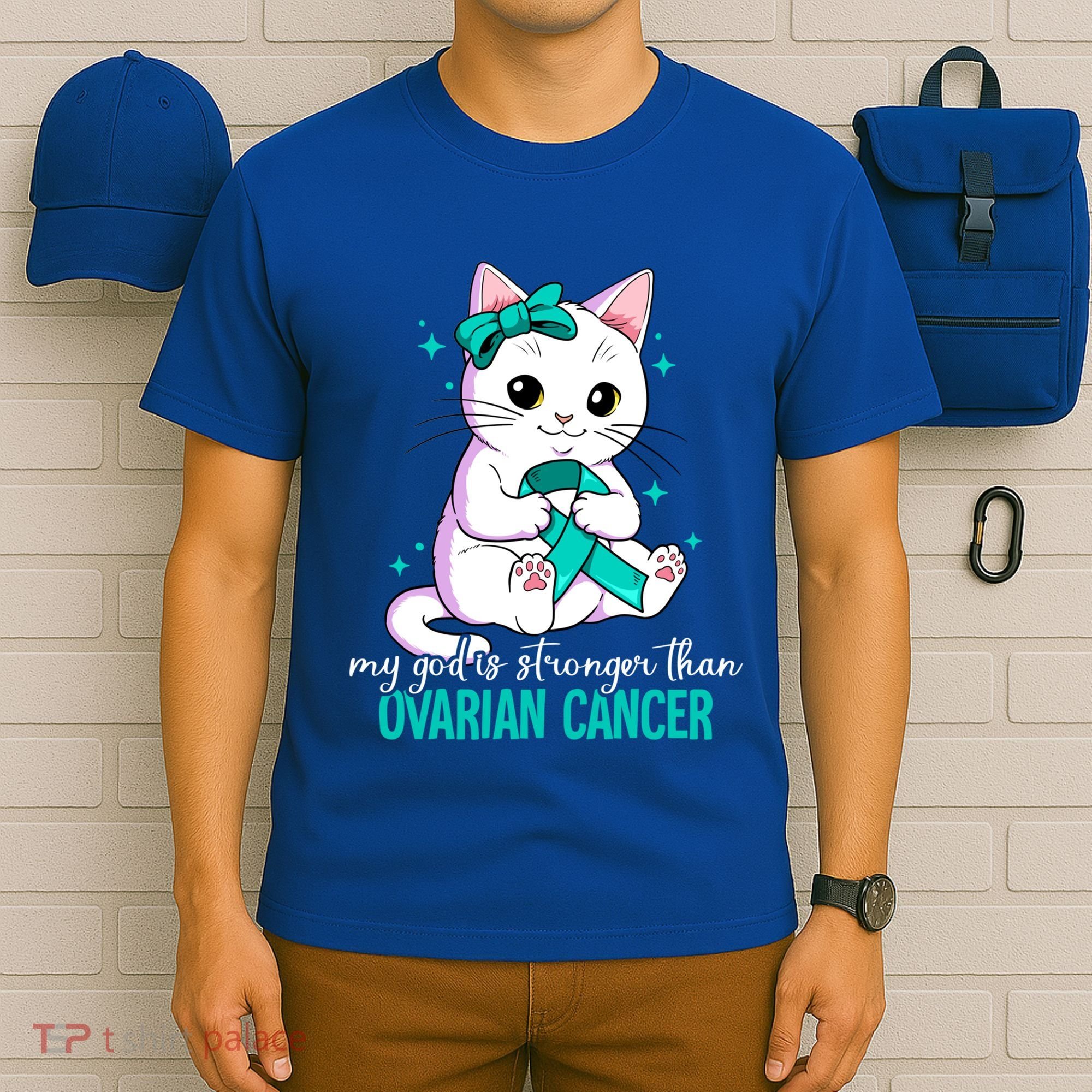 Ovarian Cancer Awareness Gift T-Shirt