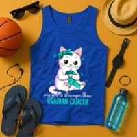 Ovarian Cancer Awareness Gift Tank Top thumb 4