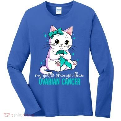 Ovarian Cancer Awareness Gift Women's Long Sleeve Shirt