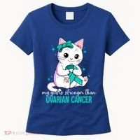 Ovarian Cancer Awareness Gift Women's T-Shirt thumb 0