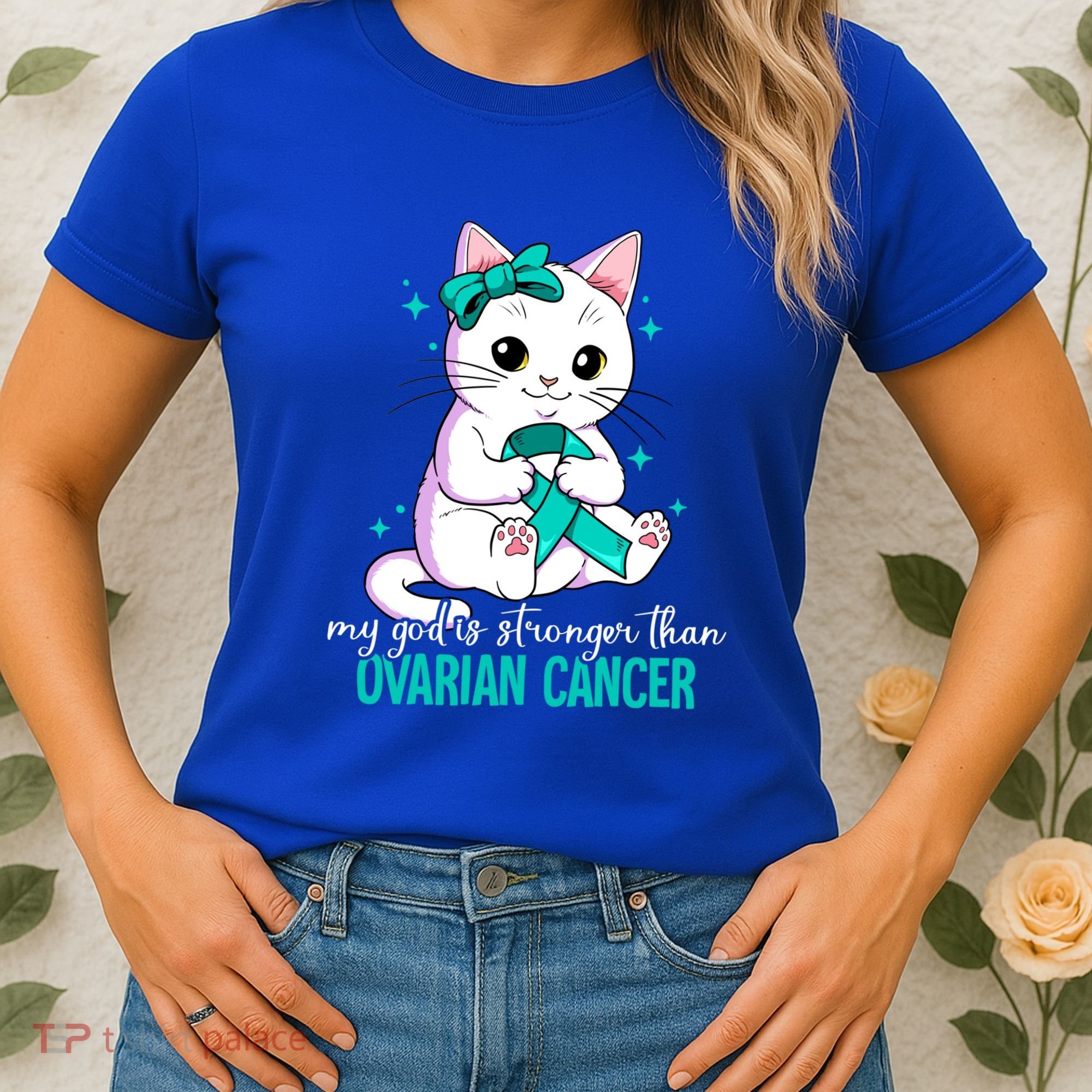 Ovarian Cancer Awareness Gift Women's T-Shirt