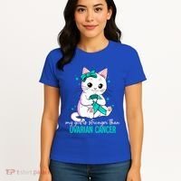 Ovarian Cancer Awareness Gift Women's T-Shirt thumb 4