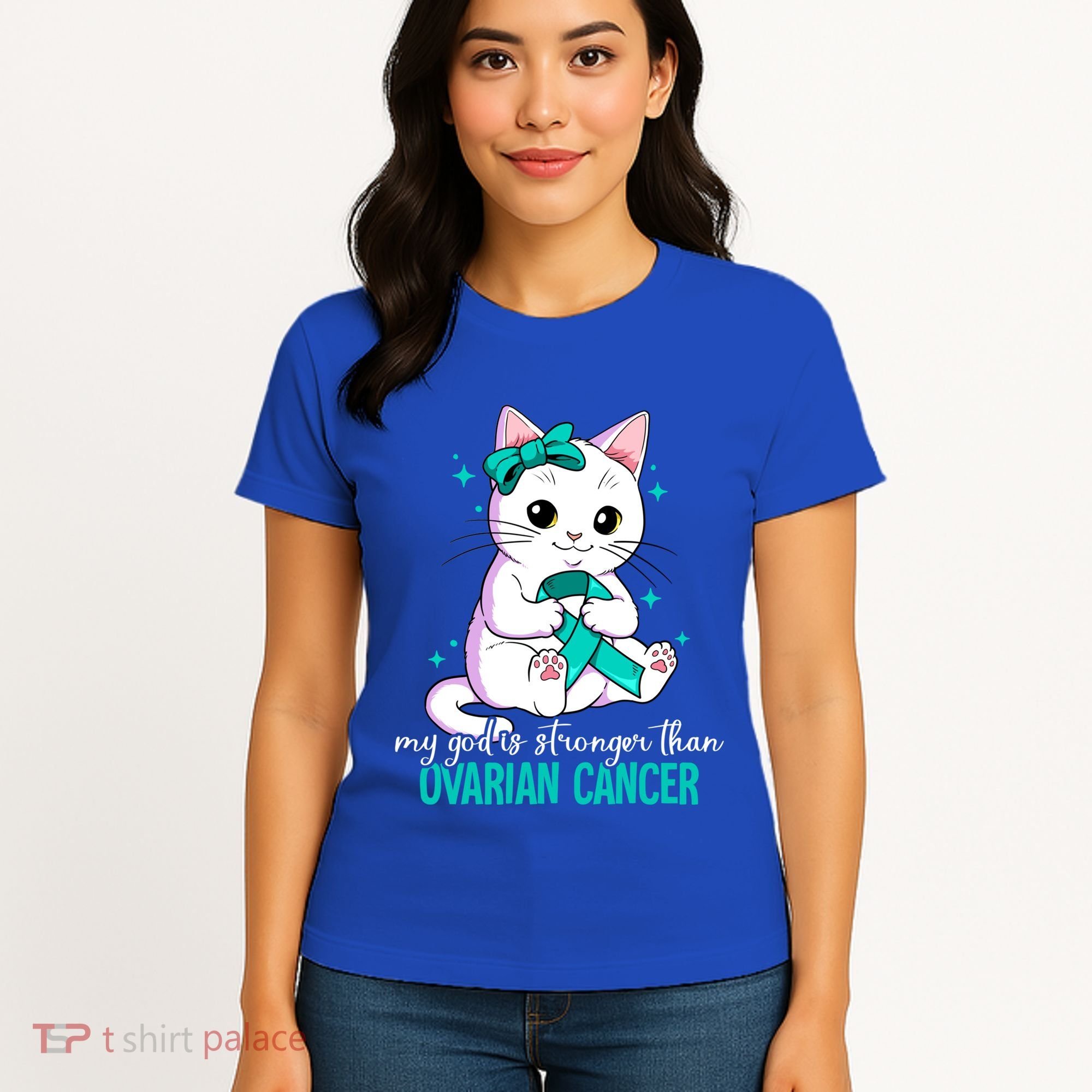 Ovarian Cancer Awareness Gift Women's T-Shirt