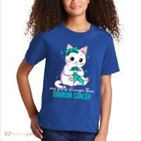 Ovarian Cancer Awareness Gift Kids T-Shirt thumb 2
