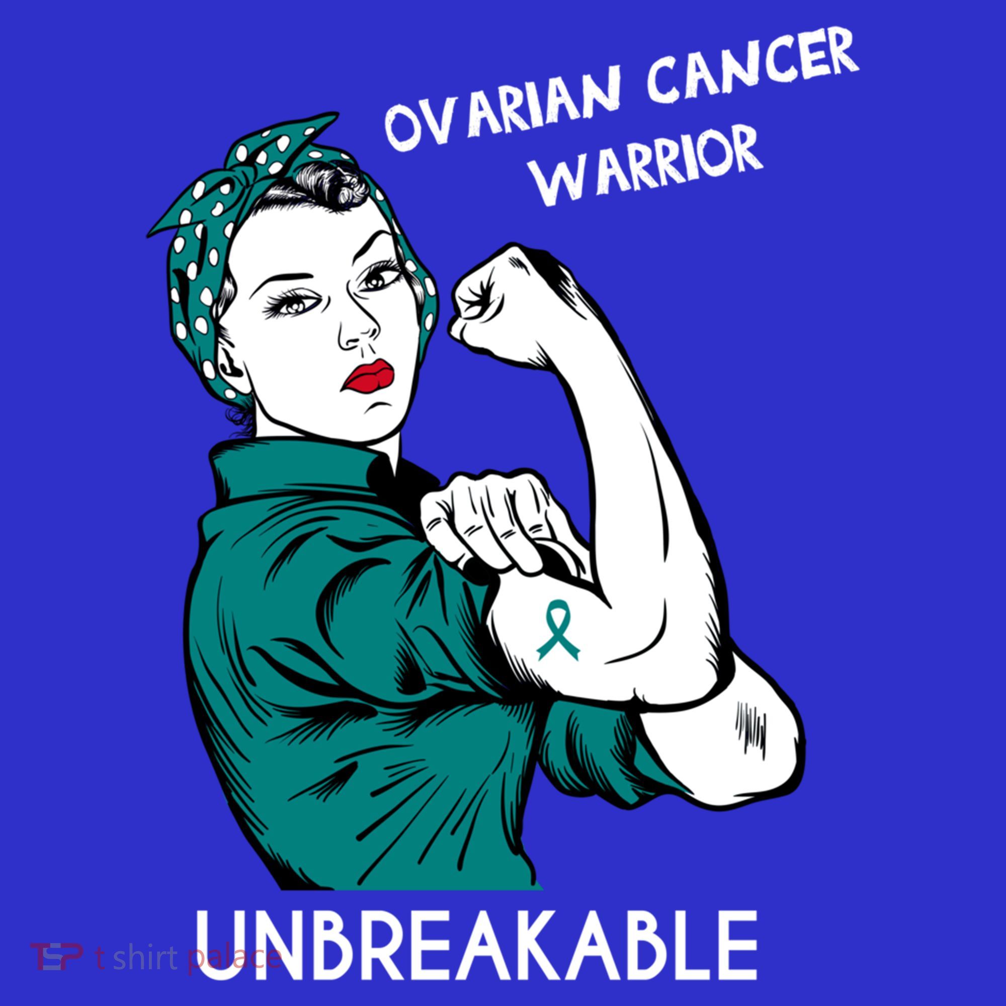 Ovarian Cancer Awareness Month Unbreakable Warrior Gift Visor