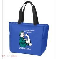 Ovarian Cancer Awareness Month Unbreakable Warrior Gift Tote Bag thumb 3