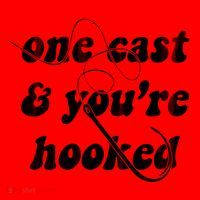 One Cast And Youre Hooked Fishing Santa Hat thumb 1