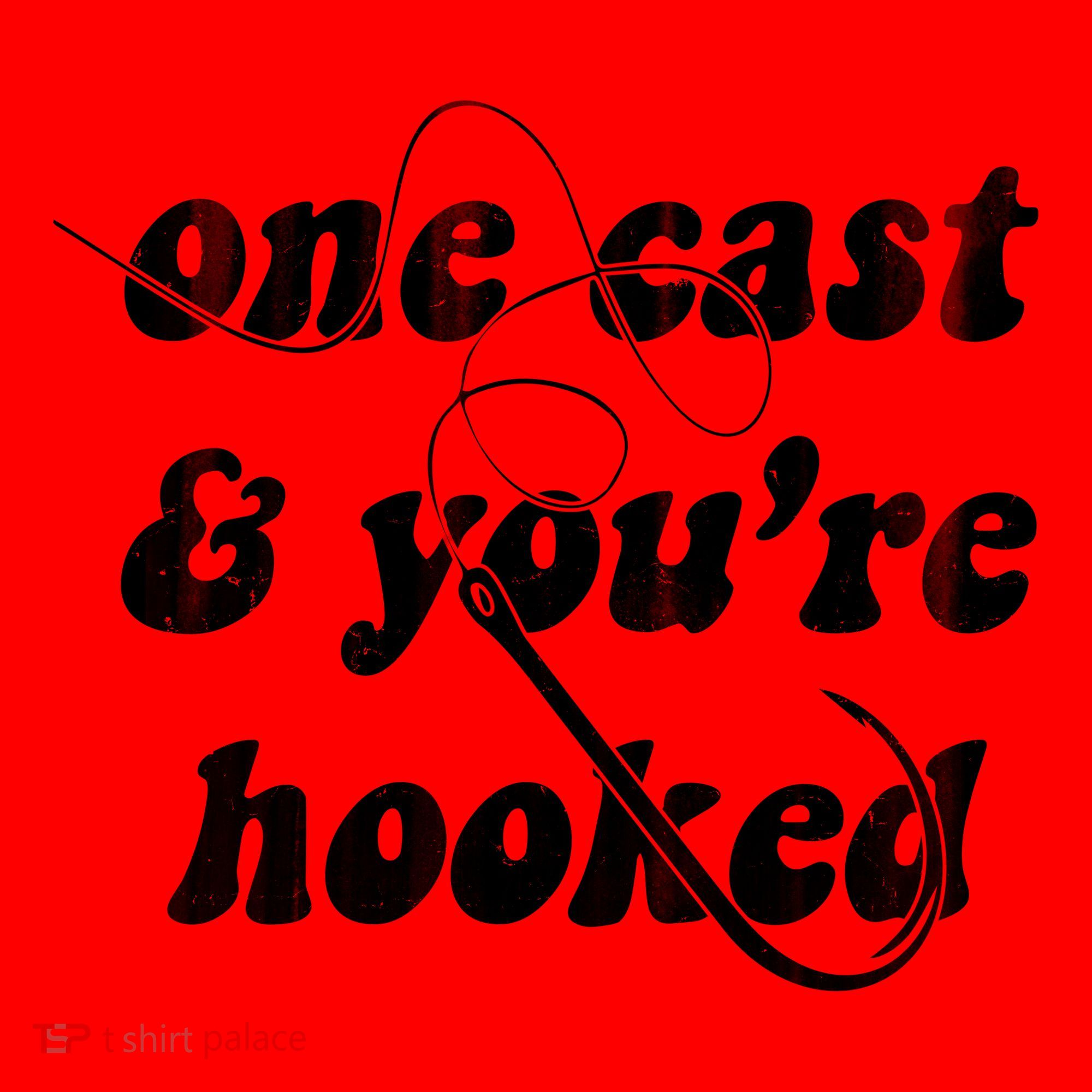 One Cast And Youre Hooked Fishing Santa Hat