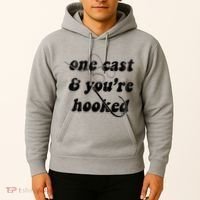 One Cast And Youre Hooked Fishing Hoodie thumb 2