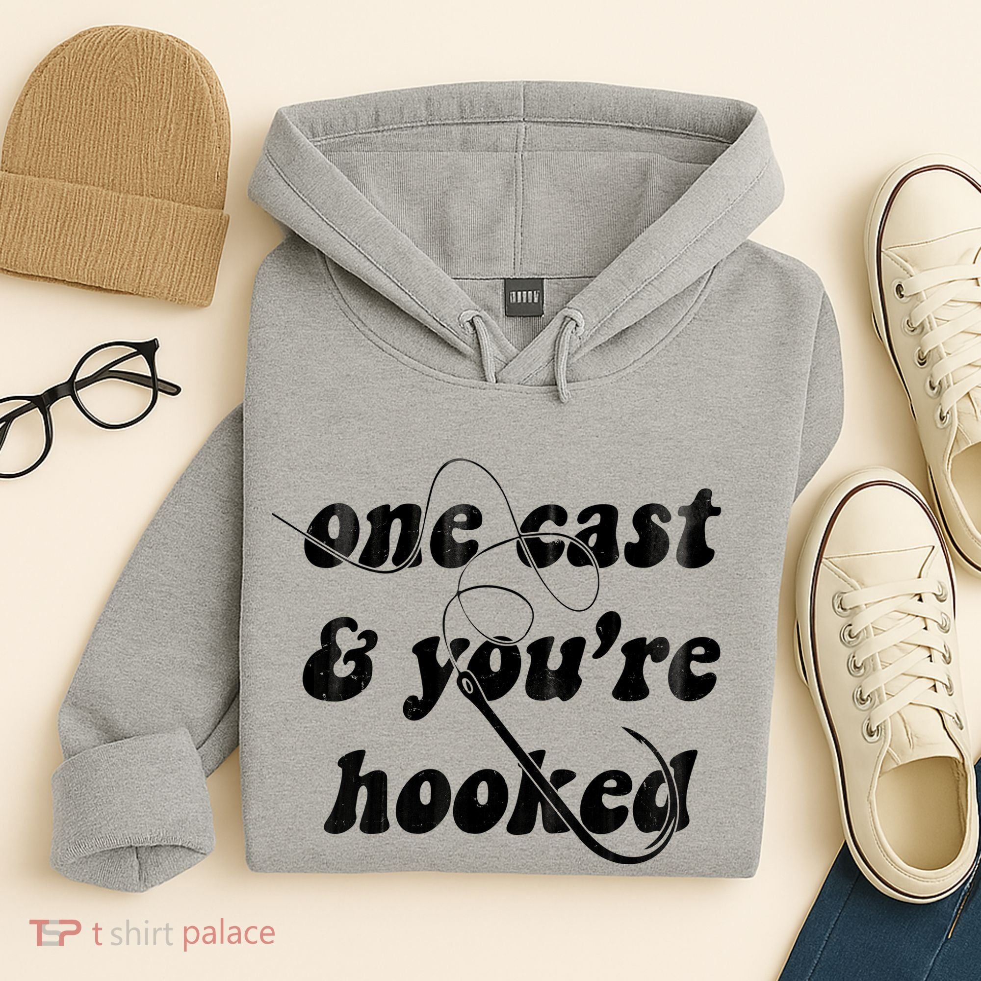 One Cast And Youre Hooked Fishing Hoodie