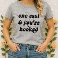 One Cast And Youre Hooked Fishing Women's T-Shirt thumb 2