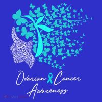 Ovarian Cancer Awareness Teal Butterflies Gift Baby Bodysuit thumb 2