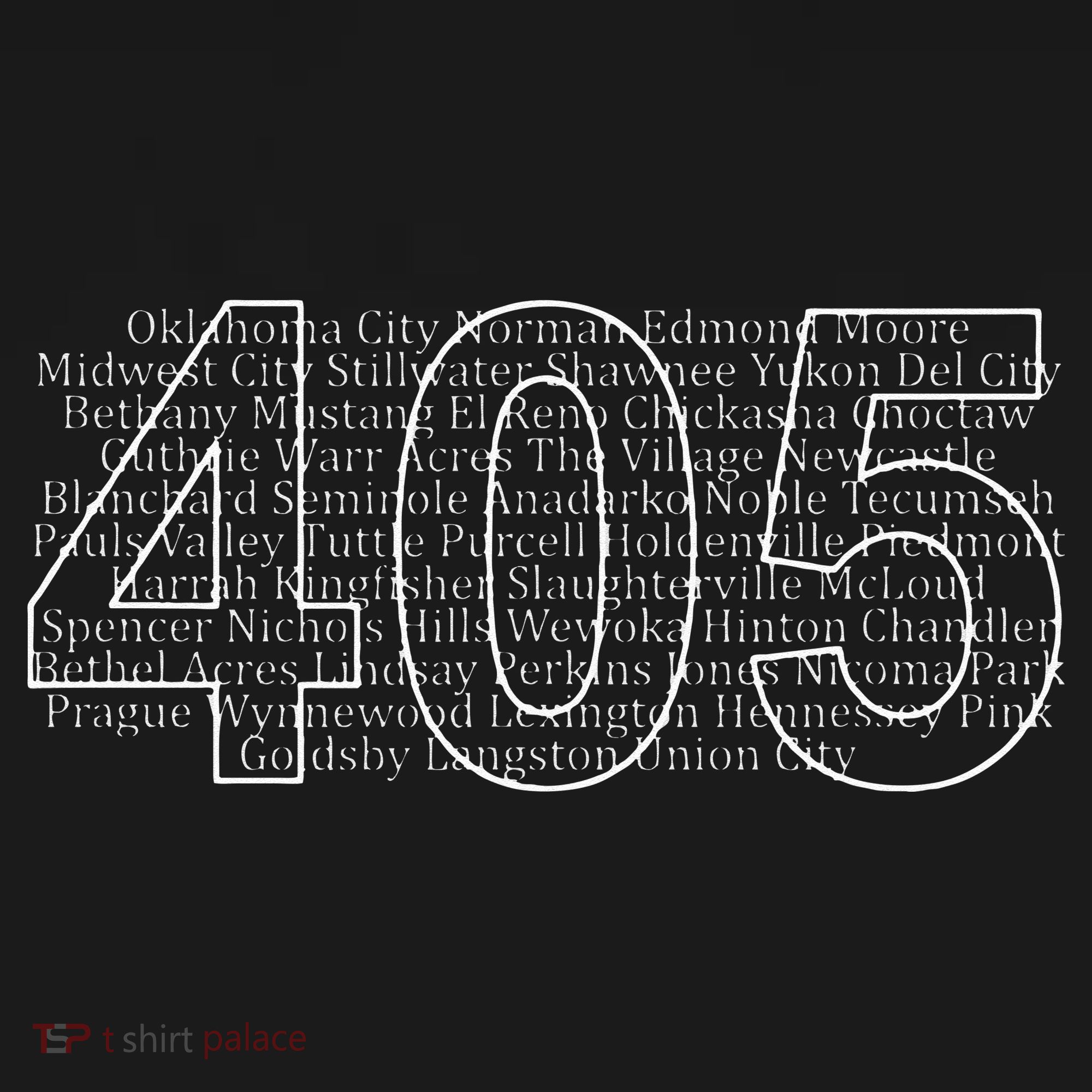 Oklahoma City And Its Suburbs Area Code 405 Cities Long Sleeve Shirt