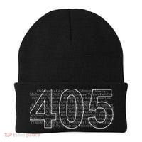 Oklahoma City And Its Suburbs Area Code 405 Cities Beanie thumb 0
