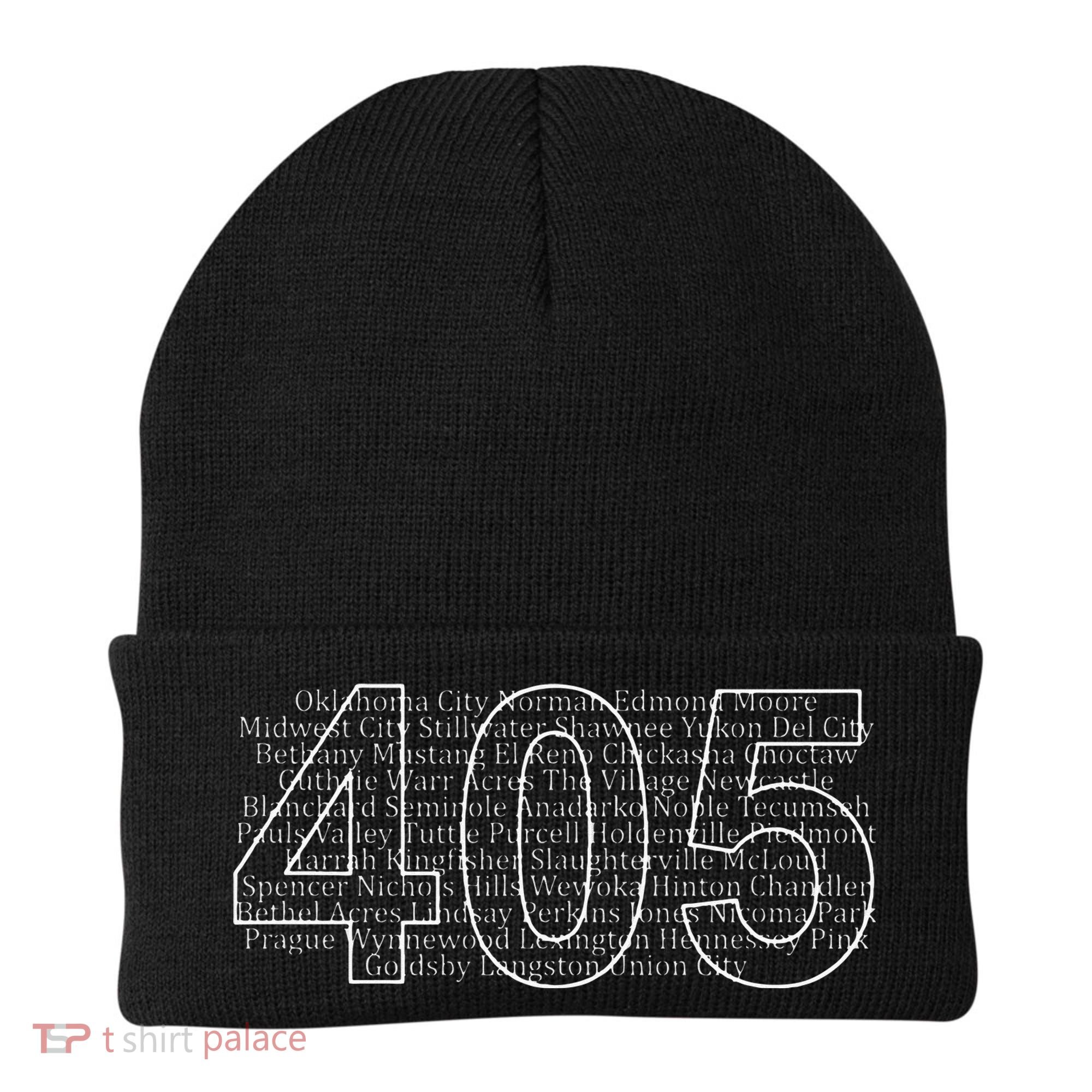 Oklahoma City And Its Suburbs Area Code 405 Cities Beanie